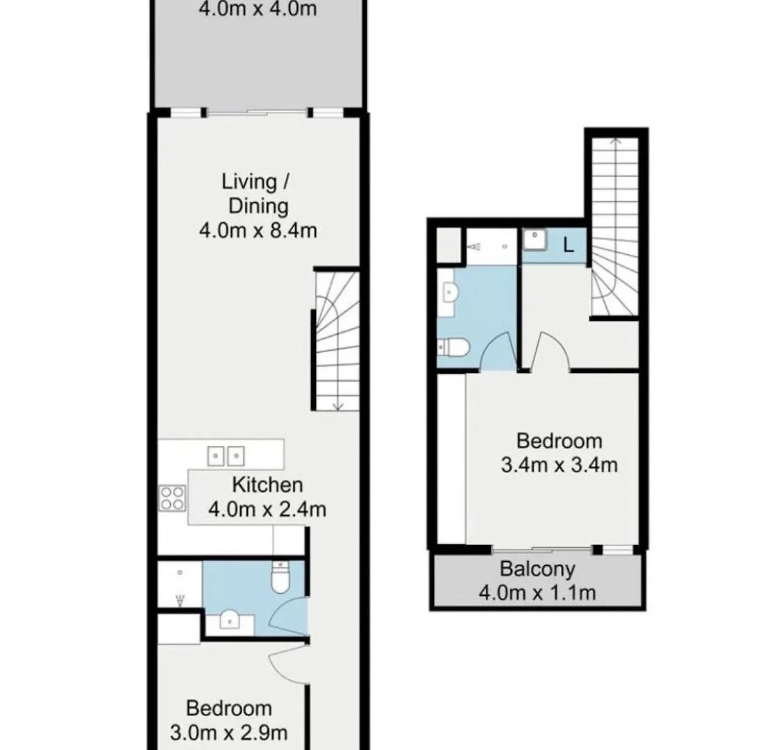 Indigo On Oxford Street - Riverside Two Bedroom Apartment Brisbane